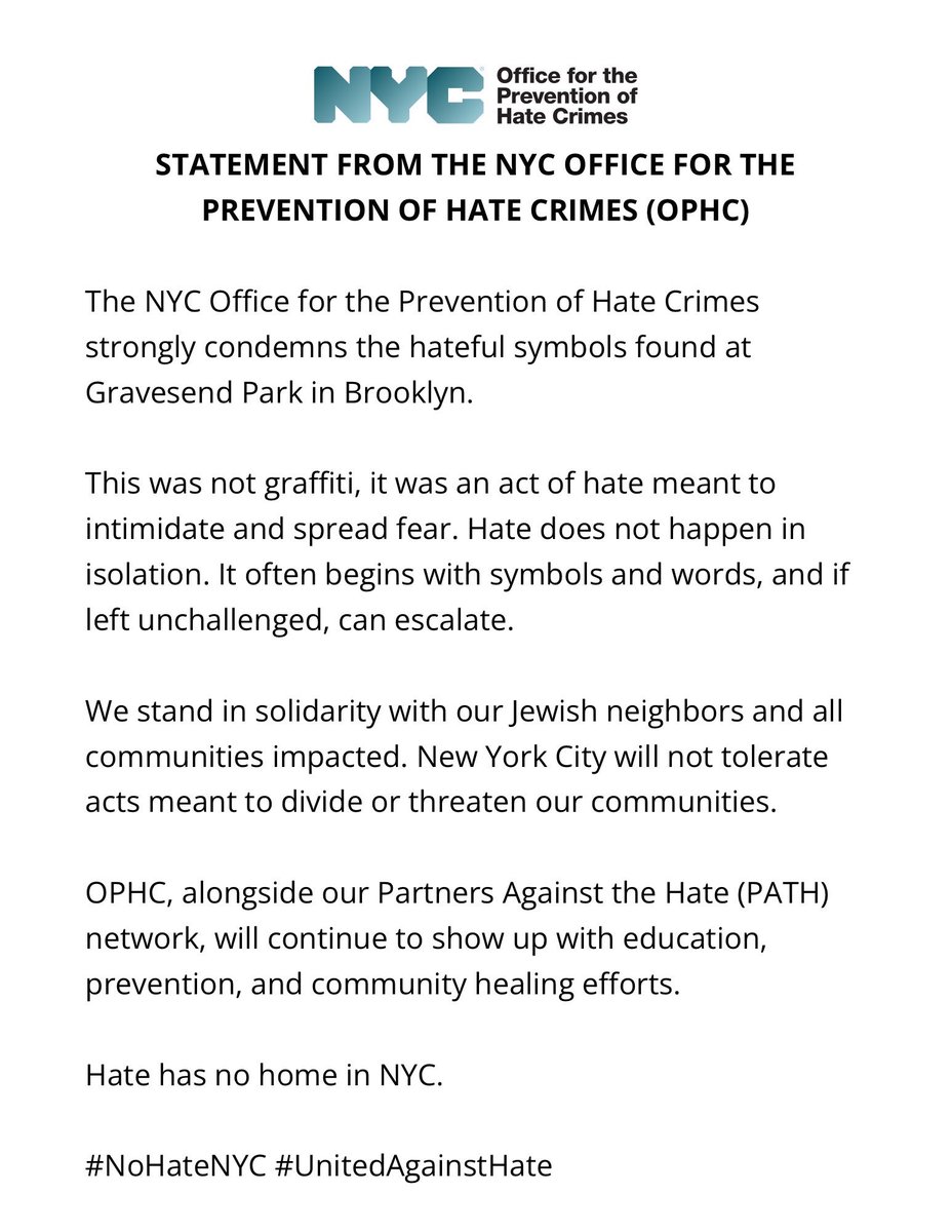 stophatenyc's tweet photo. https://t.co/zAbTSoX693