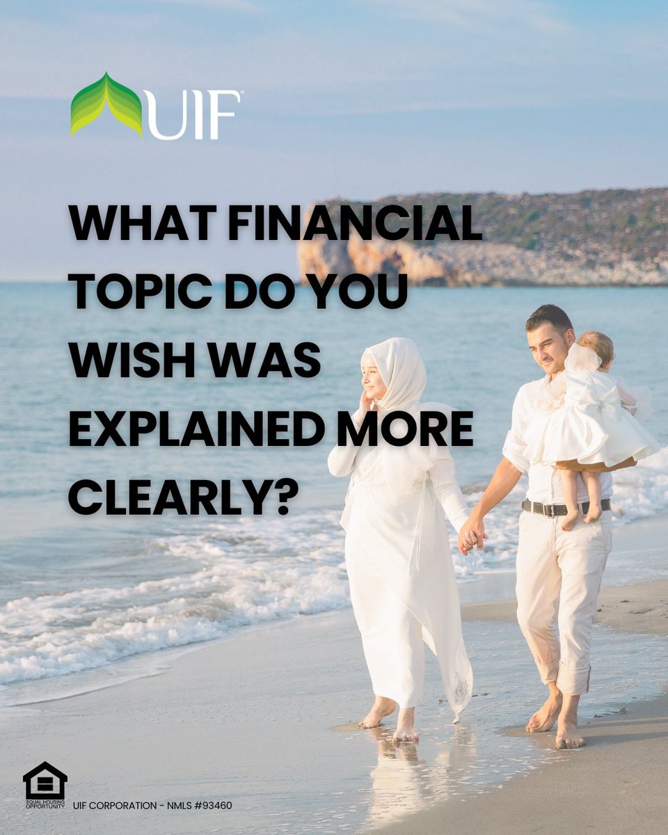 UIFCorp's tweet image. What’s one financial topic you wish was simpler to understand?
Halal finance, budgeting, home buying… we want to help make it clear.

#FaithAlignedFinance #HalalFinance #FinancialClarity #UIFCommunity  #FinancialEducation