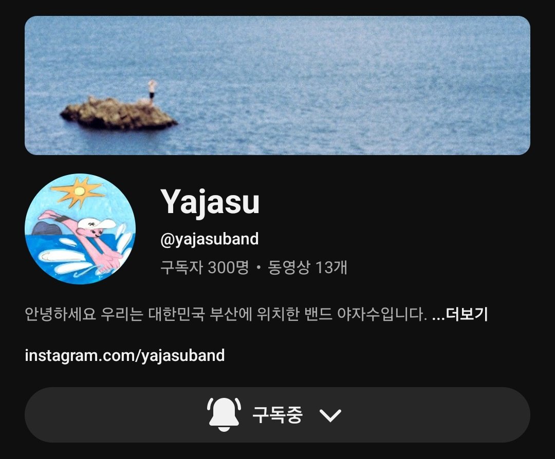 야자뚜 유튜브 구독자 300명 됨!!!! 🥳🌴🤍