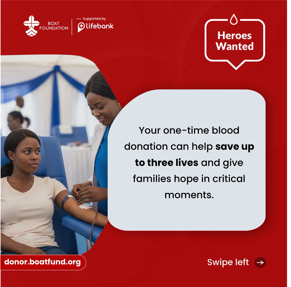 Boatfoundation's tweet photo. How to donate:
1️⃣ Sign up on https://t.co/tOQYZNHC3W
2️⃣ Book your donation appointment
3️⃣ Visit your nearest donation centre

#HeroesWanted #BeALifesaver #BOATDonorCommunity https://t.co/DR44zJaQKH