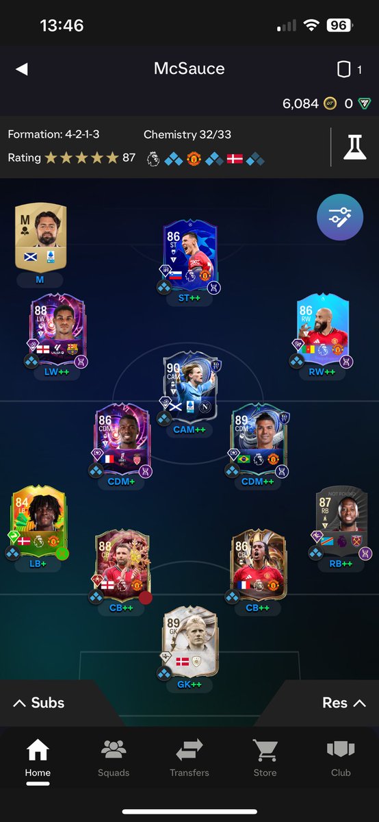 ConorCole8's tweet photo. @Mufcfanatic10 @connFUT I partner Yoro with shaw and I love him there, genuinely the best defender I’ve used https://t.co/djehE8LBOc