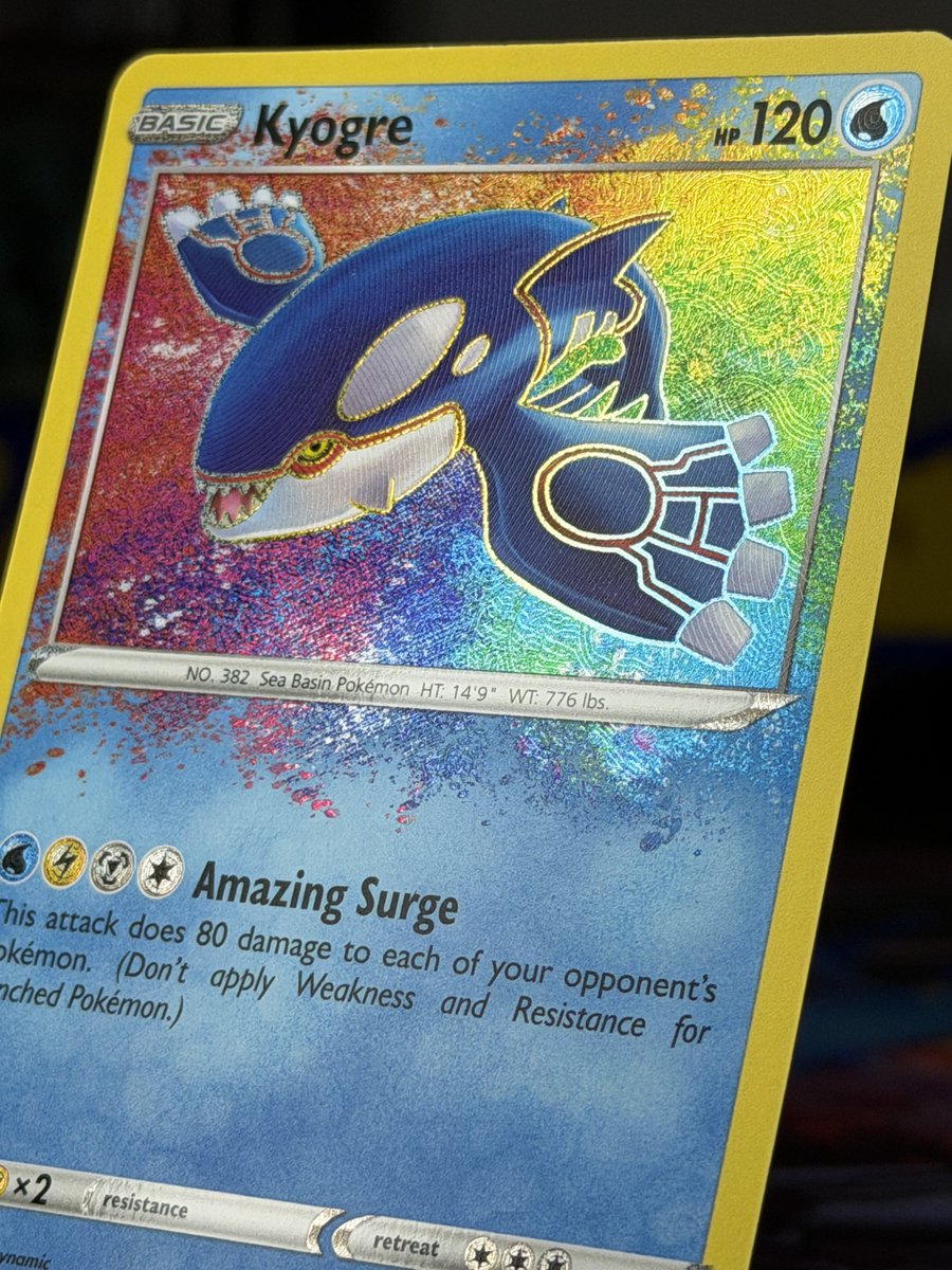 PokeTeeJay's tweet image. 💧 FREE POKÉMON 💧 

Giving away this free Amazing Rare Kyogre ✨ 

To enter:

• Follow @PokeTeeJay 
• Like &amp;amp; RT ♻️ 
• Tag a Poké friend 🤝🏻

Ends 2/1 🕰️ 
Good luck!
#Pokemon
