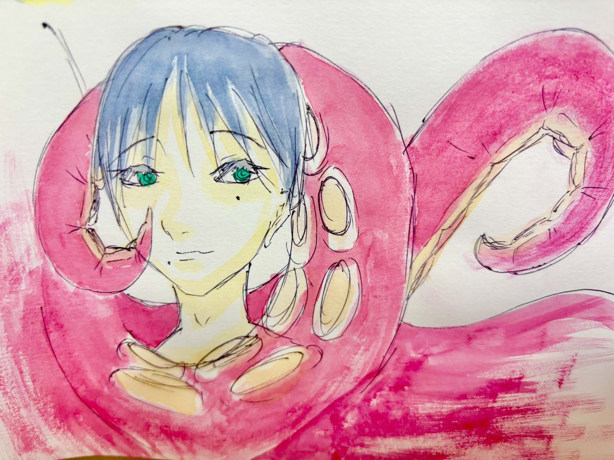 配信で描いた絵です。
#水彩画 #絵描きさんと繋がりたい