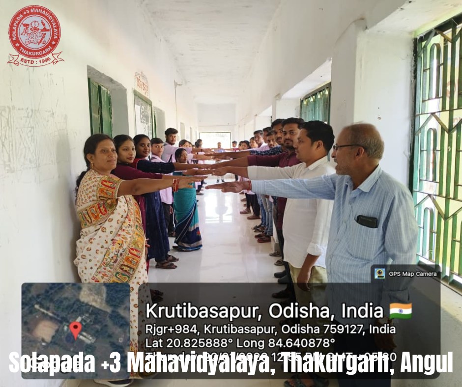 3Solapada's tweet photo. 📷 Observation of National Voters’ Day 2026 📷
Solapada +3 Mahavidyalaya, Thakurgarh, Angul proudly observed National Voters’ Day 2026 with great enthusiasm and a strong commitment to democratic values. 
#MoCollege #dheodisha #solapadadegreecollege #NationalVotersDay2026 https://t.co/TWKzDZBD13