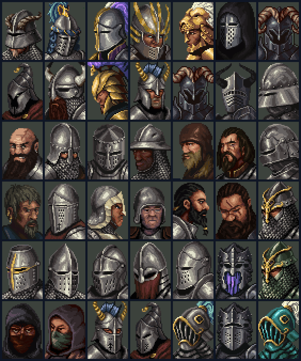 <a href="/badgerpunch/">Badger Punch Games</a> Thank you for hosting #TurnBasedThursday!

<a href="/TonioPxl/">TonioPxl</a> has been reworking/adding quite a few portraits for your knights in Zodiac Legion.

store.steampowered.com/app/812910/Zod…
