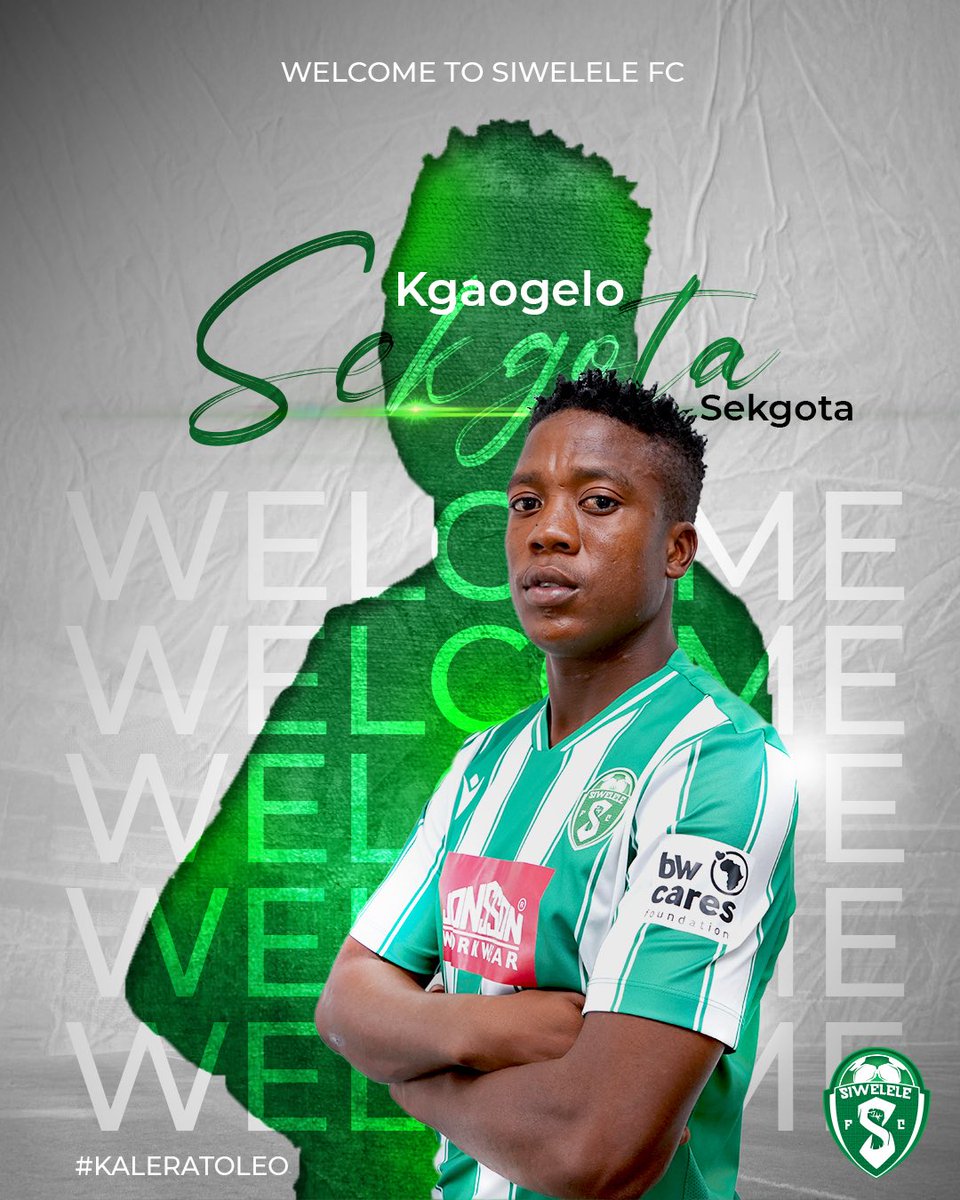 𝗕𝗥𝗘𝗔𝗞𝗜𝗡𝗚 ‼️

Siwelele FC have announced the signing of former Kaizer Chiefs and Stellenbosch FC winger Kgaogelo Sekgota.