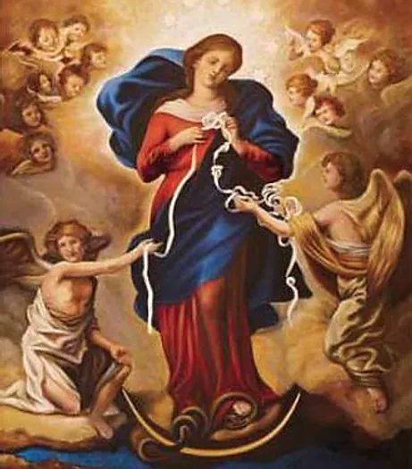 FrUgochukwu's tweet photo. May our Lady the Undoer of Knots untie all the chains and knots preventing you from reaching your goals🙏🏽 https://t.co/h6PoBxHBCD