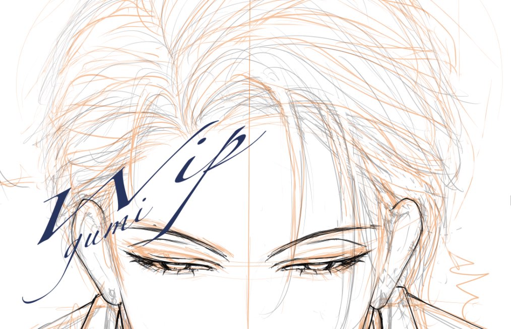 毘沙門天　進捗
目の差分を描いたりなど
#wip #創作男子