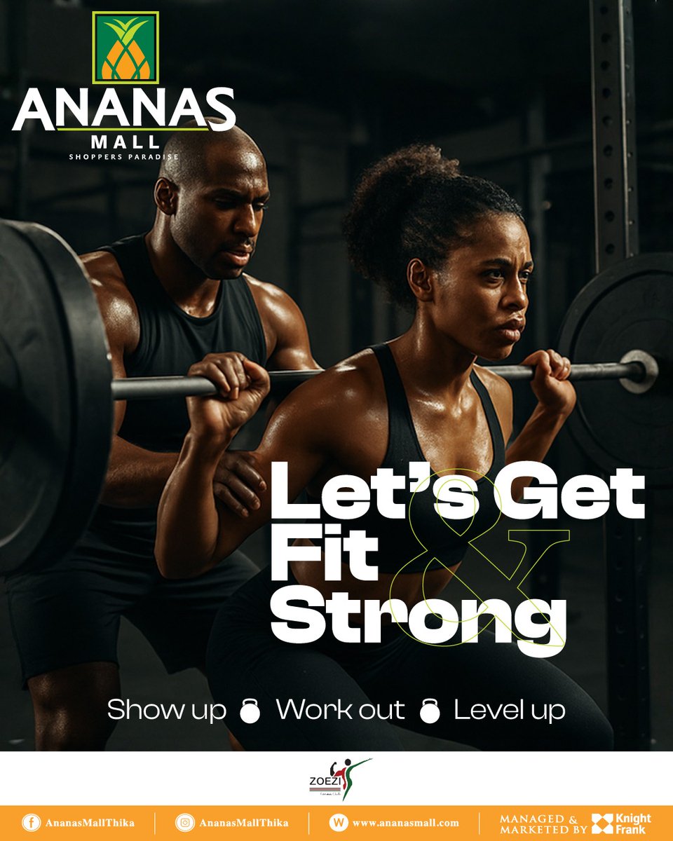 AnanasMall's tweet photo. Describe your current workout routine using only 3 emojis. We’ll go first: 🏋️‍♂️🔥💪 Upgrade your routine at @zoezifitnessclub #EmojiChallenge #FitnessFun #fitness https://t.co/L4O8VzBiPM