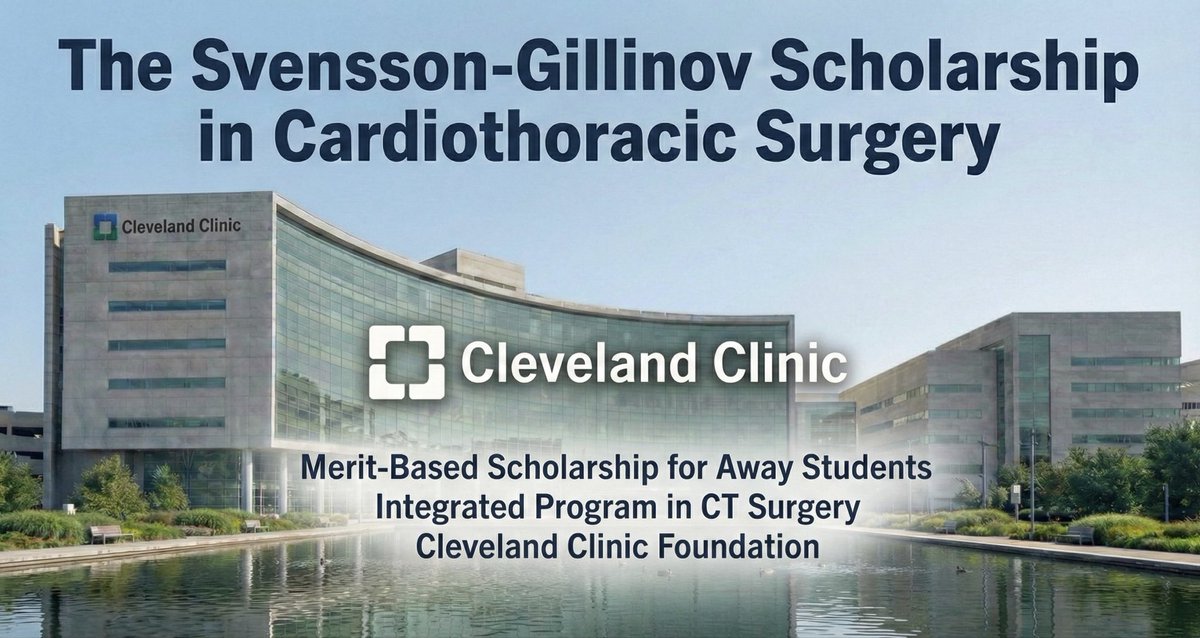 Cleveland Clinic CTS Residency tweet media