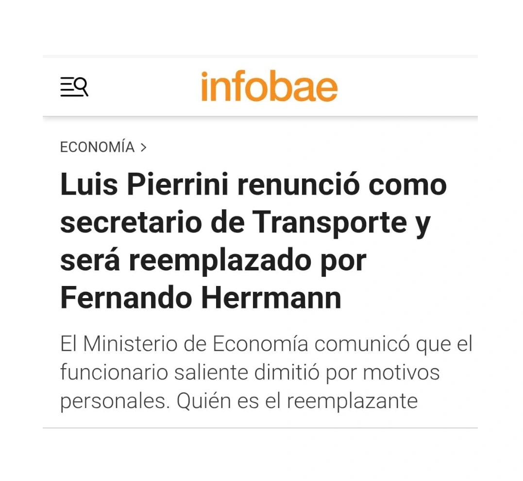 gerpmartinez's tweet photo. DEVUELVAN LO QUE LE QUITARON A LAS PROVINCIAS Y MUNICIPIOS.

​Milei cambió, otra vez, al Secretario de Transporte. Lo primero que debería hacer el nuevo funcionario es devolverle a las provincias y municipios los fondos que Caputo y el Presidente le quitaron.

🔹️Nosotros propusimos en nuestro dictamen de la Ley de Presupuesto restablecer el Fondo Compensador para el Transporte Público Automotor de Pasajeros pero el oficialismo y aliados impidieron que se concretara. 

Sin federalismo no hay país posible.