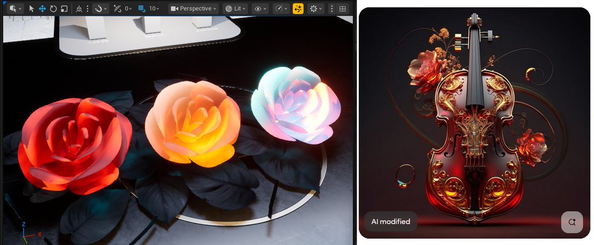 Kurie_vfx's tweet image. I tried to recreate the kind of look you see in rose images on Pinterest. I think it turned out pretty close?
jp.pinterest.com/pin/4644405858…
#UE5 #UE5Study #material