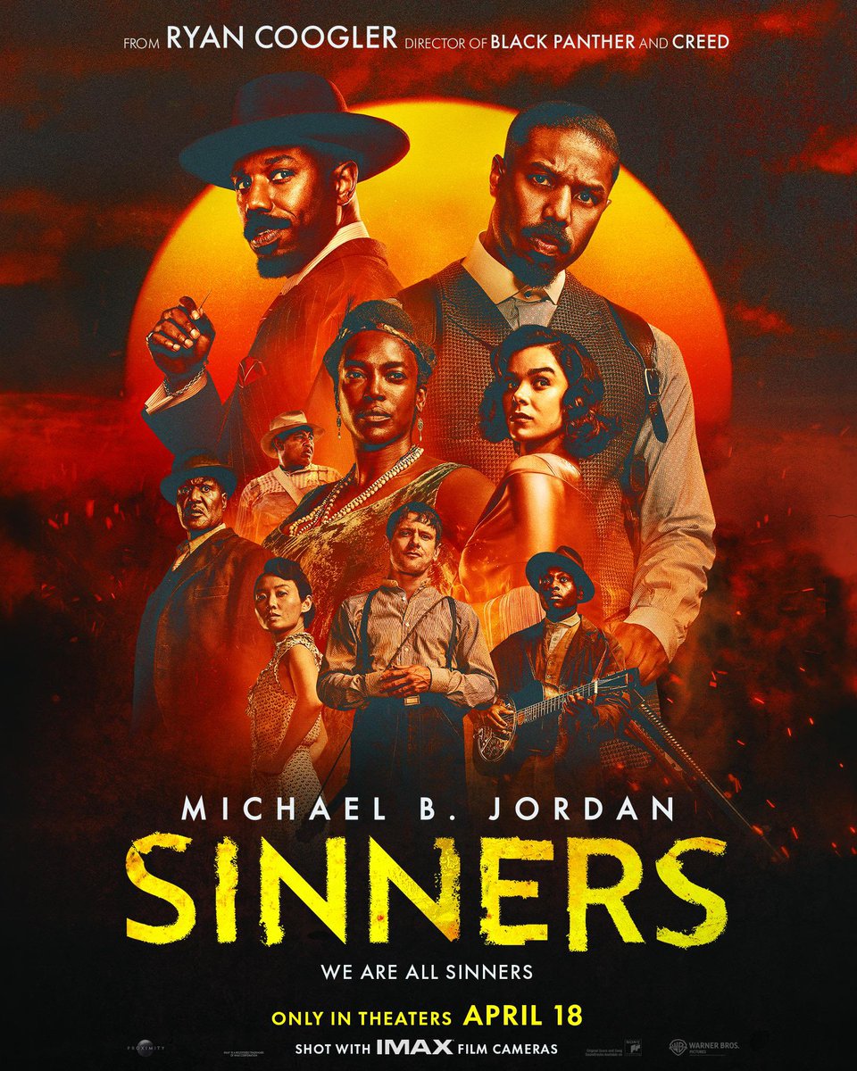 PopCrave's tweet image. ‘Sinners’ breaks the record for the most nominated film in #Oscars history, with 16 nominations.
