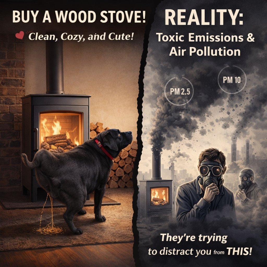 Politely objecting to wood-stoves tweet media