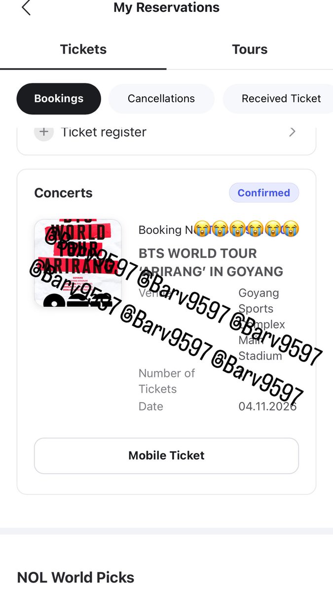 BarV9597's tweet image. บนไว้แจก 50บาท2คน 
😭😭😭นุบังรักพี่ว่ะะะะะะแงงงงงงงงง

 #BTS_WORLDTOUR_GOYANG