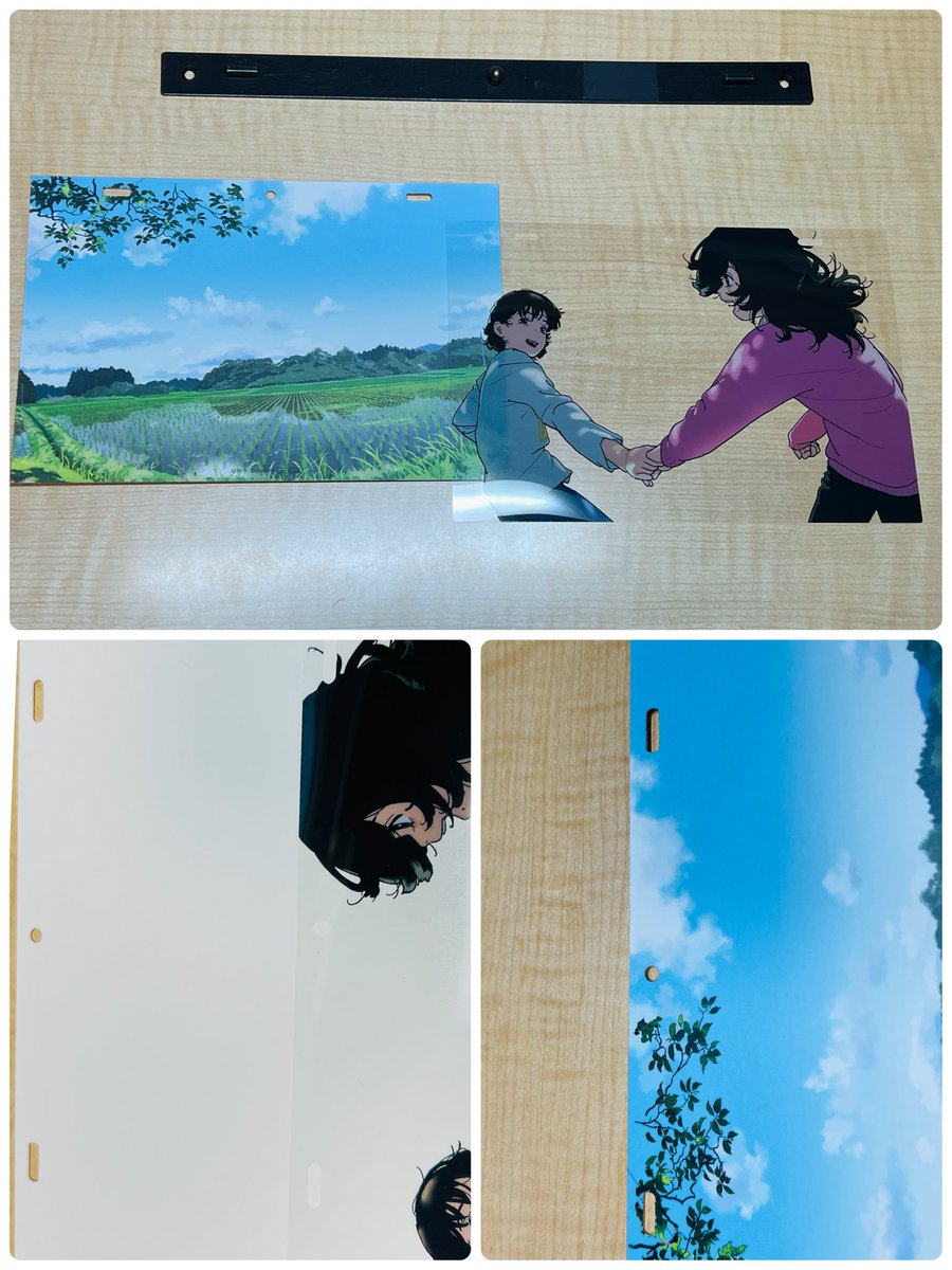 BluRayBOXに付いてたポストカード（？） セル画と背景画が別々になって