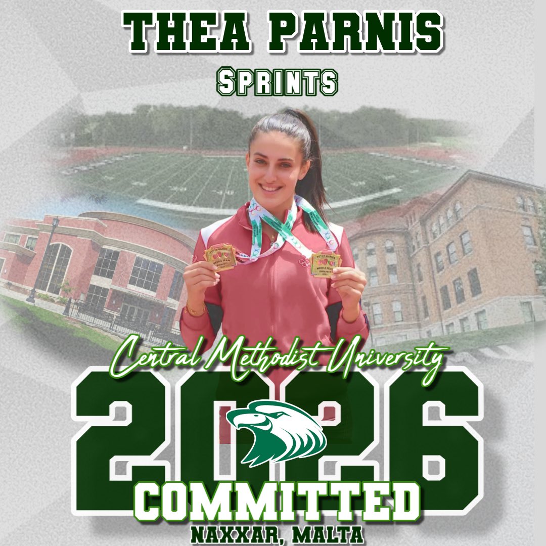 🚨🚨🚨🚨🚨🚨 COMMITMENT ALERT. 

Our Eagle Family is growing.  Ladies and Gentlemen, please welcome Maltese U18 and U20 National record holder Thea Parnis to the Eagle family.  With personal bests of 7.61/11.79/24.06, Thea’s experience and determination will be a great addition