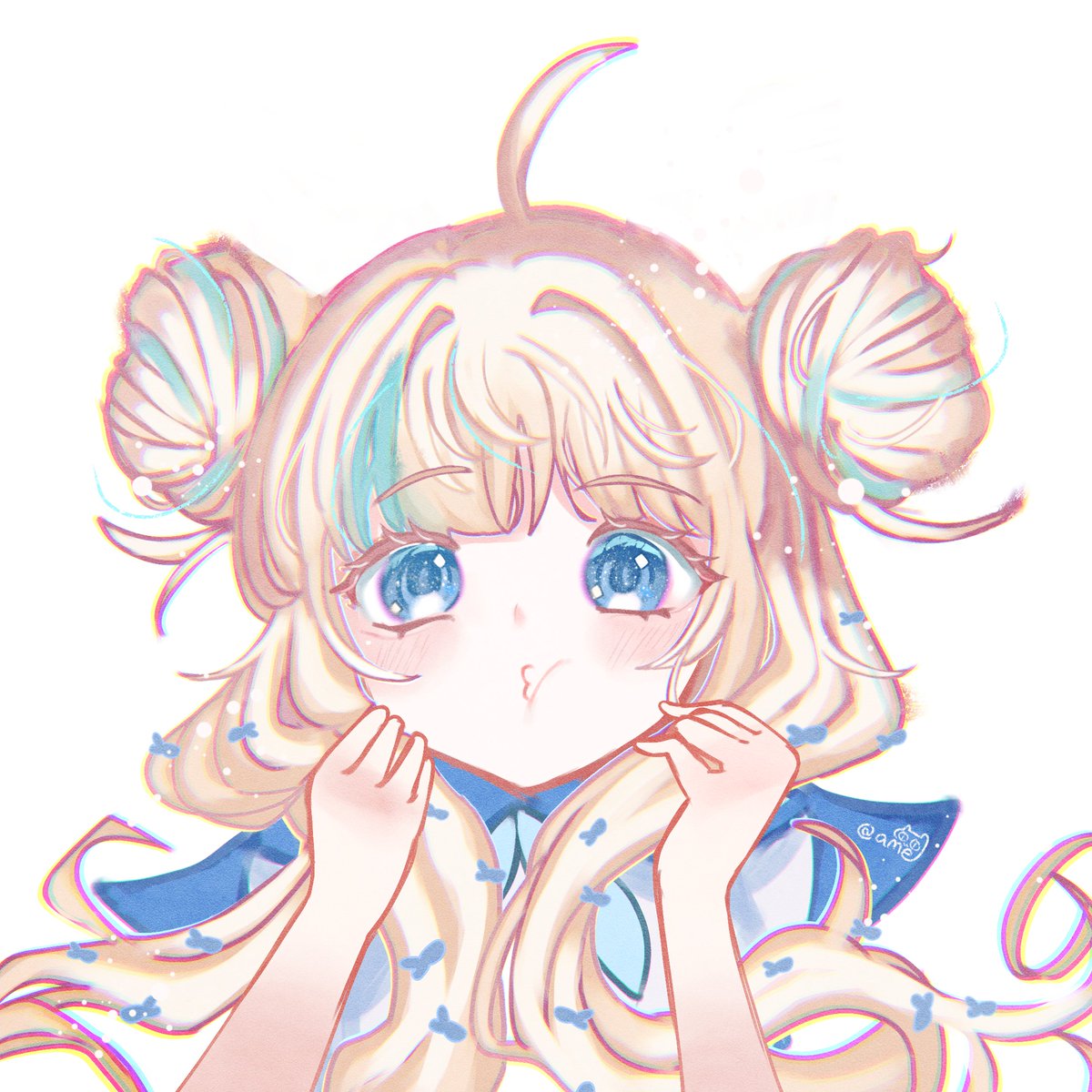 like forgetting tails, there were handful of times i forget to sketch saba's ears, and just add it by the last minute.

guess it's canon now though ( ≧∀≦)
#sabart