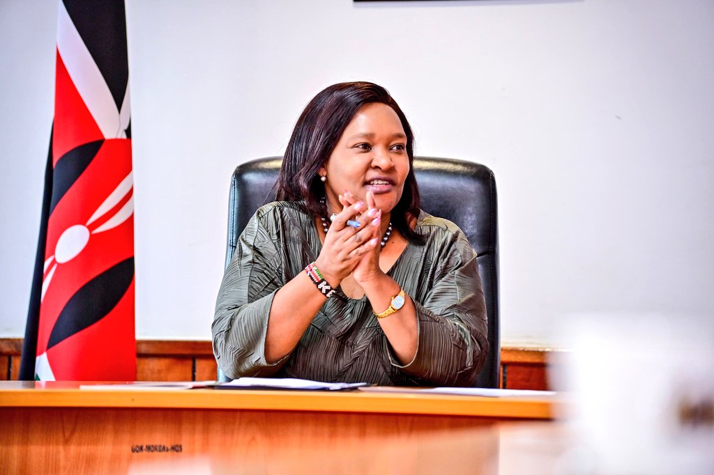 rebecca_miano's tweet image. Einav Tally, the United Nations Industrial Development Organization (UNIDO)  @UNIDO Representative in Kenya, paid a courtesy call to the Ministry’s headquarters today.

We engaged on a strategic roadmap to merge industrial development with agritourism. This is set to unlock…