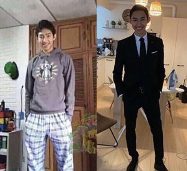 JJKcontents's tweet image. me at my                              me for today’s 
 wedding                               Maki episode