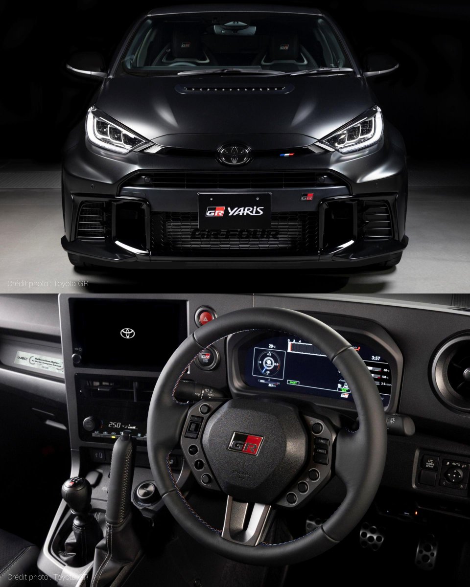 AuRupteur's tweet image. Toyota dévoile la GR Yaris Sébastien Ogier 9x World Champion Edition.

Une série spéciale célébrant le neuvième titre WRC du Français, avec des réglages 4WD spécifiques, une présentation exclusive et une production ultra-limitée.

100 exemplaires au Japon, 100 pour l’Europe. 🏁