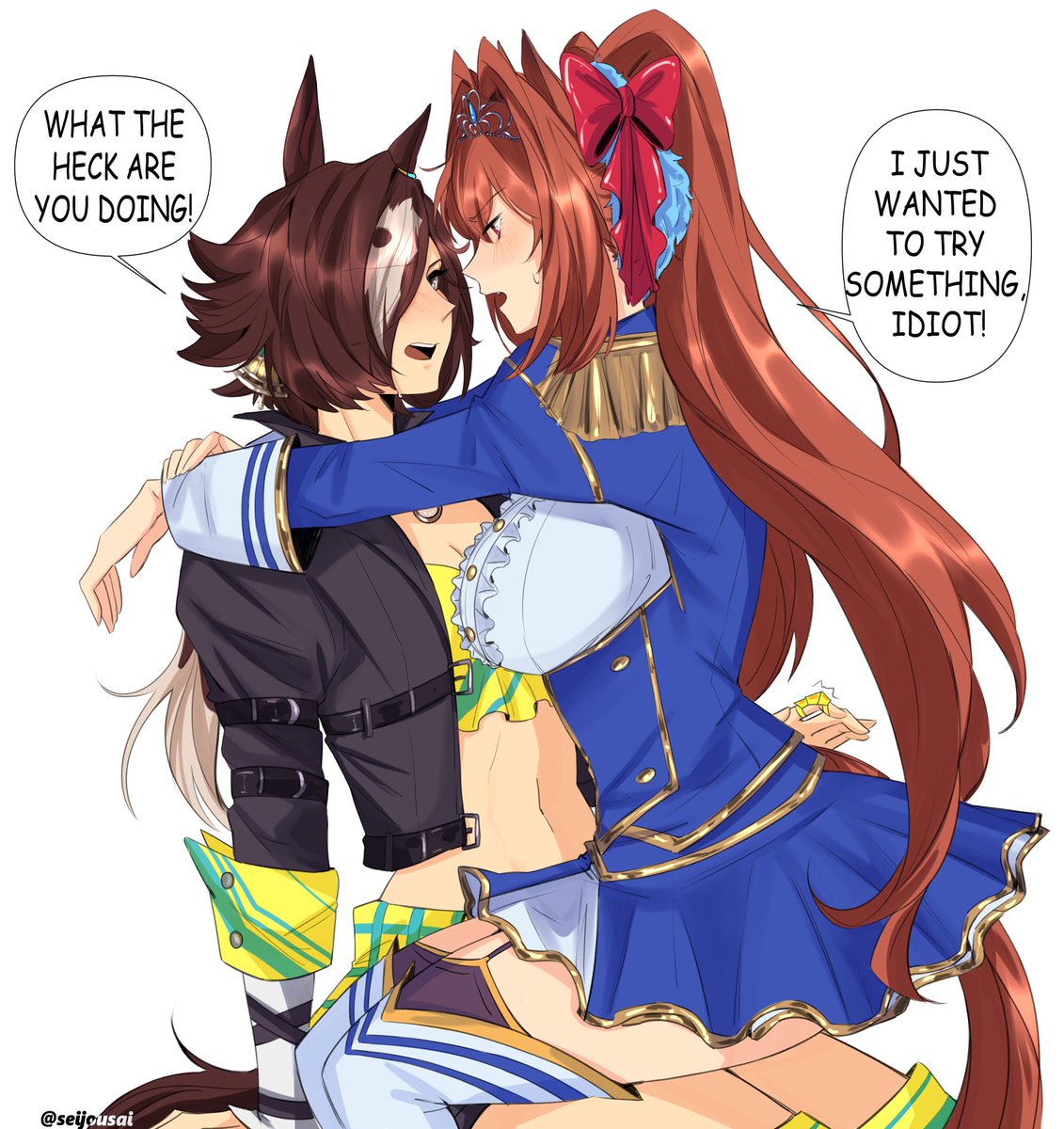 seijousai's tweet image. #umamusume comm for @/mookiewantsacat 💖