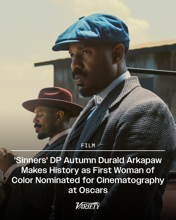 “Sinners” cinematographer Autumn Durald Arkapaw has made Oscar history as the first woman of color nominated in that category. 

In the history of the category, no woman has ever won the Oscar for cinematography, and only three women have ever been nominated: Rachel Morrison in