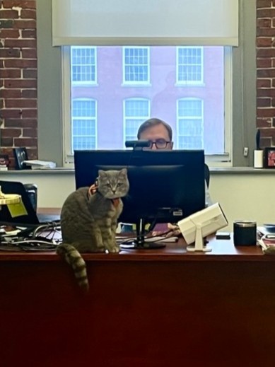 Meet Account Director Michael K.’s trusty sidekick Miles! When he’s not hiking or hanging with the EVR team, he’s showing off his agility in the office. 😸

Agility is one of our core values—helping us adapt, collaborate, and bring bold ideas to life.
