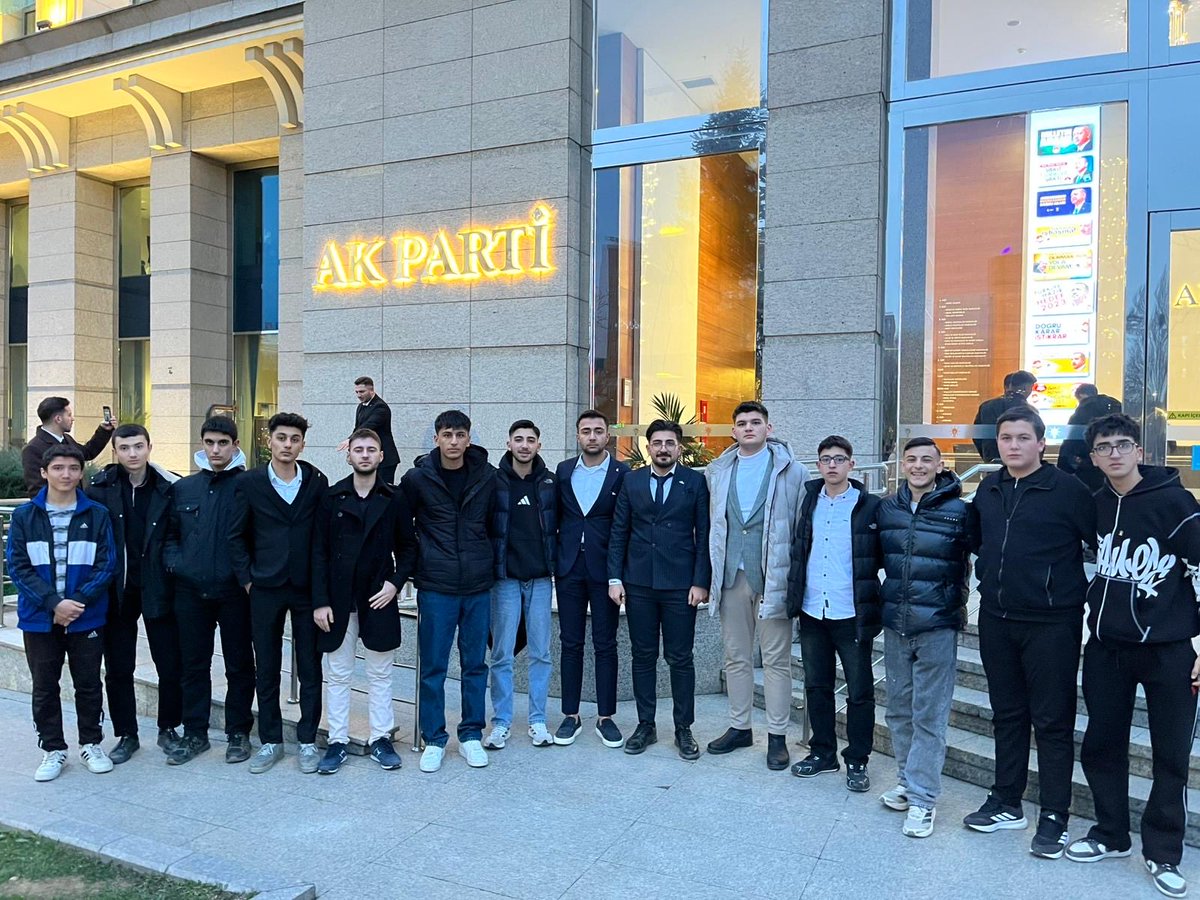 Battalgazi Yeni Seçmen olarak, AK Parti Genel Merkezine ziyarette bulunduk.