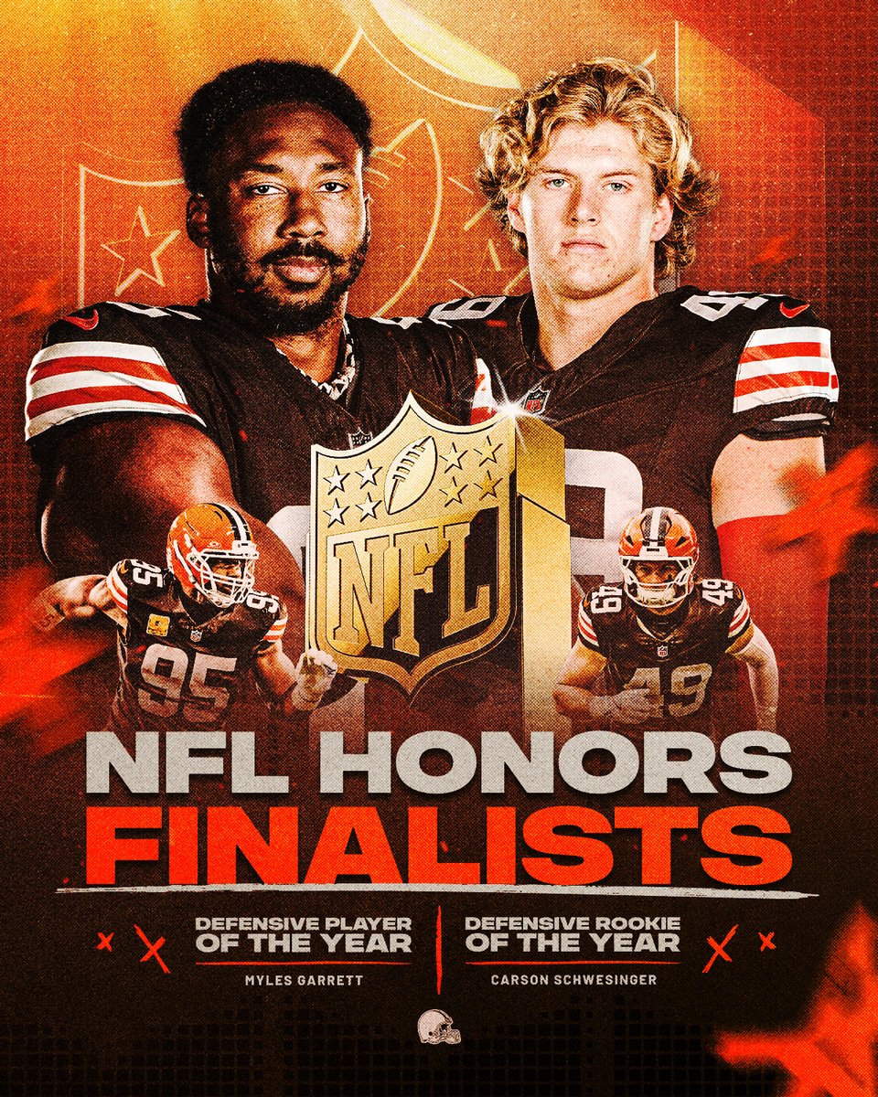 Confirming what we already knew 🙂‍↕️ Myles &amp; Carson are officially finalists for NFL Honors!

📰 Read more: brow.nz/u1jz