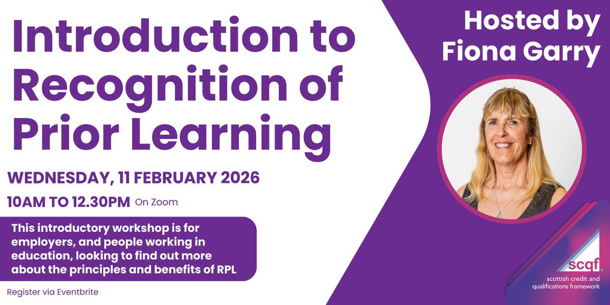 SCQF Partnership tweet media