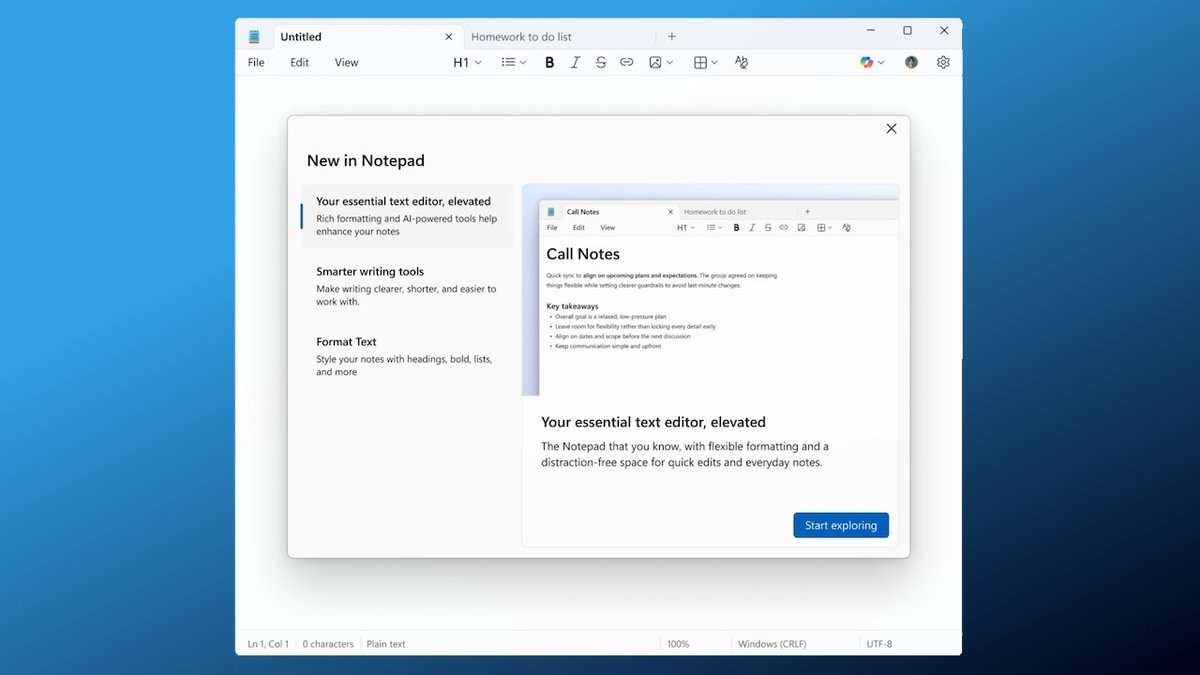 WBuzzer's tweet photo. https://t.co/XvLCWj4fPa

Microsoft Updates Notepad with Markdown Support and AI Features for Paint

#AI #Microsoft #MicrosoftNotepad #MicrosoftPaint #GenerativeAI #WindowsInsider #BigTech #AIIntegration https://t.co/3geQp60Z6H