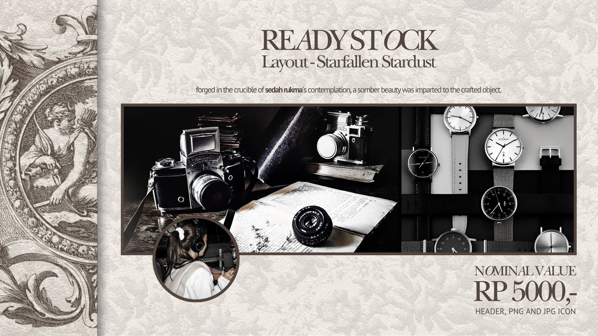 sedahrukma's tweet image. Help rt/repost? Thank you!

New drop layout - Giselle, priced at RP 5,000,-/each includes png and jpg icon. Don’t hesitate to knock my DM if you’re interested.

#zonauang #zonajajan