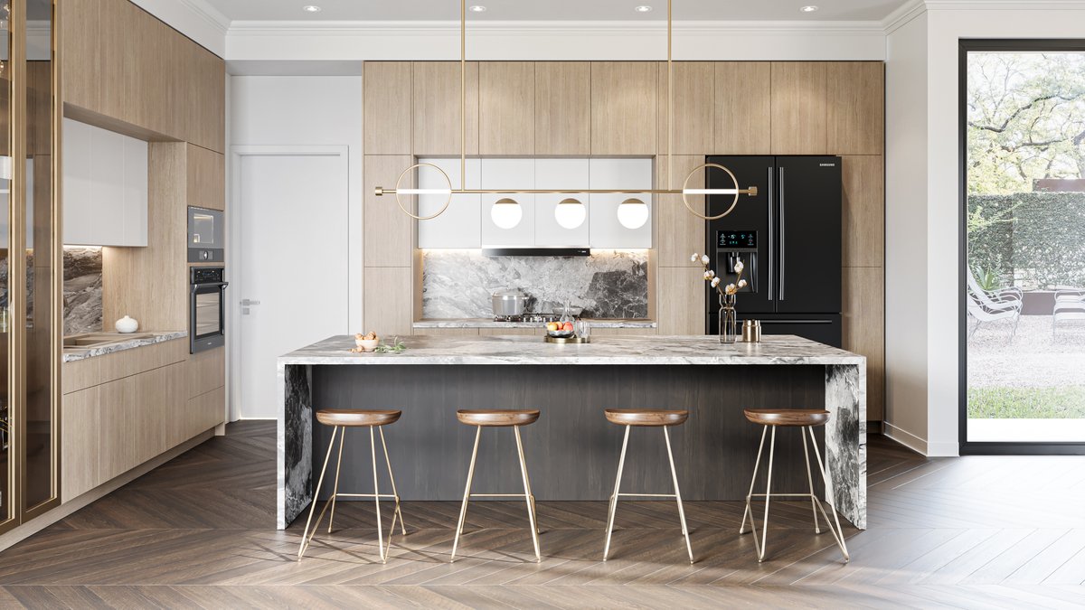 Modern in your design style for 2026? Fabuwood’s Catalina collection in Como Ashin Olmo and Bianco brings clean lines, natural texture, and contrast into a well-balanced kitchen. Our Kitchen Design Center designers keep the process simple. f.mtr.cool/eofknnyosu