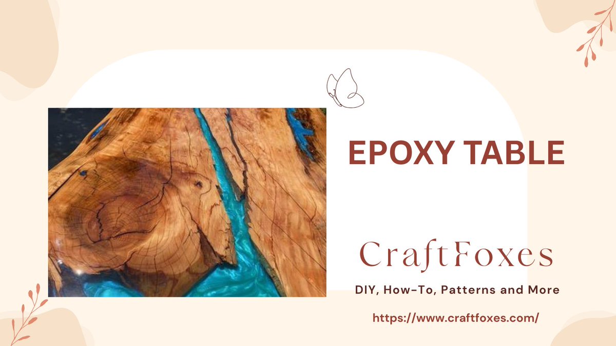 craftfoxes's tweet image. ✨ Create stunning wood projects with epoxy! 🪵💖 First, sand &amp;amp; clean your surface, mix the epoxy, pour with love, and let it cure! 🌟✨

craftfoxes.com/blog/how-to-us…

#Craftfoxes #Woodwork #Epoxy #HomeDecor #Art #Craft #Shop #ArtsandCrafts