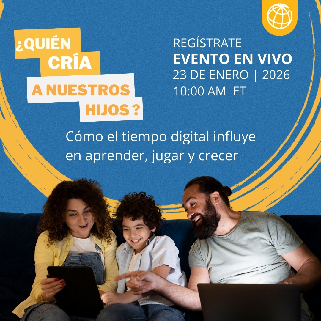 Los niños están muchas horas frente a una pantalla. ¿Cómo afecta esto su desarrollo temprano y cómo podemos ayudarles a equilibrar la balanza? Regístrate en este evento y únete a la conversación por el futuro de nuestros hijos: wrld.bg/s6Zj50Y0q8x
