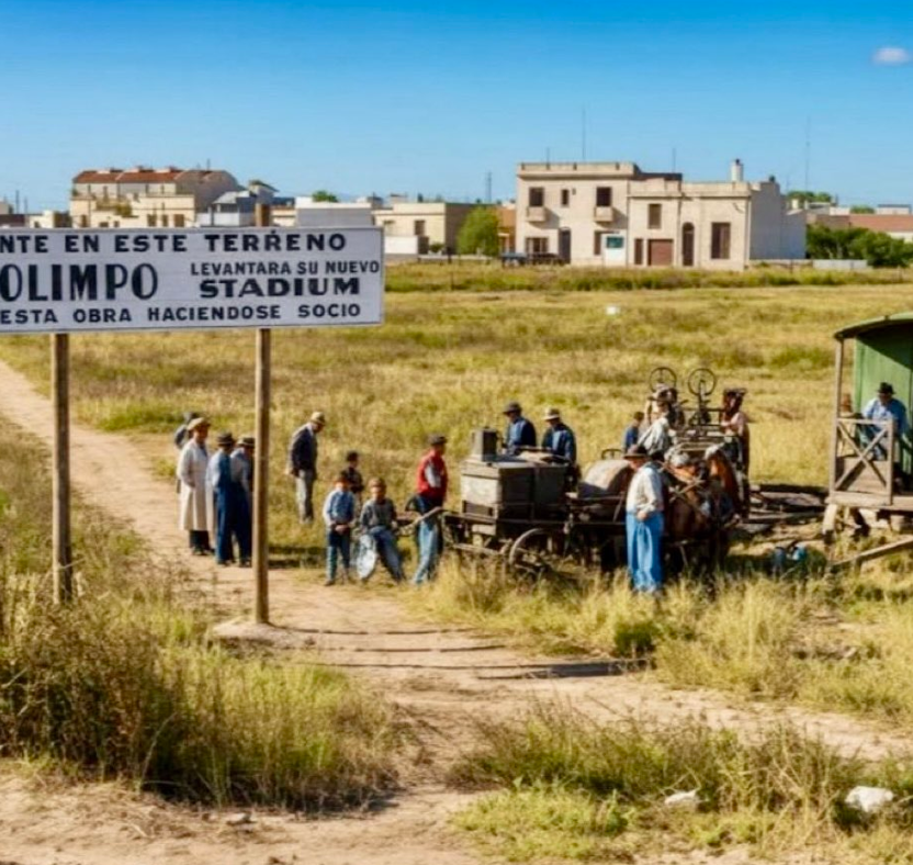 84 años jugando al fútbol en el mismo lugar.