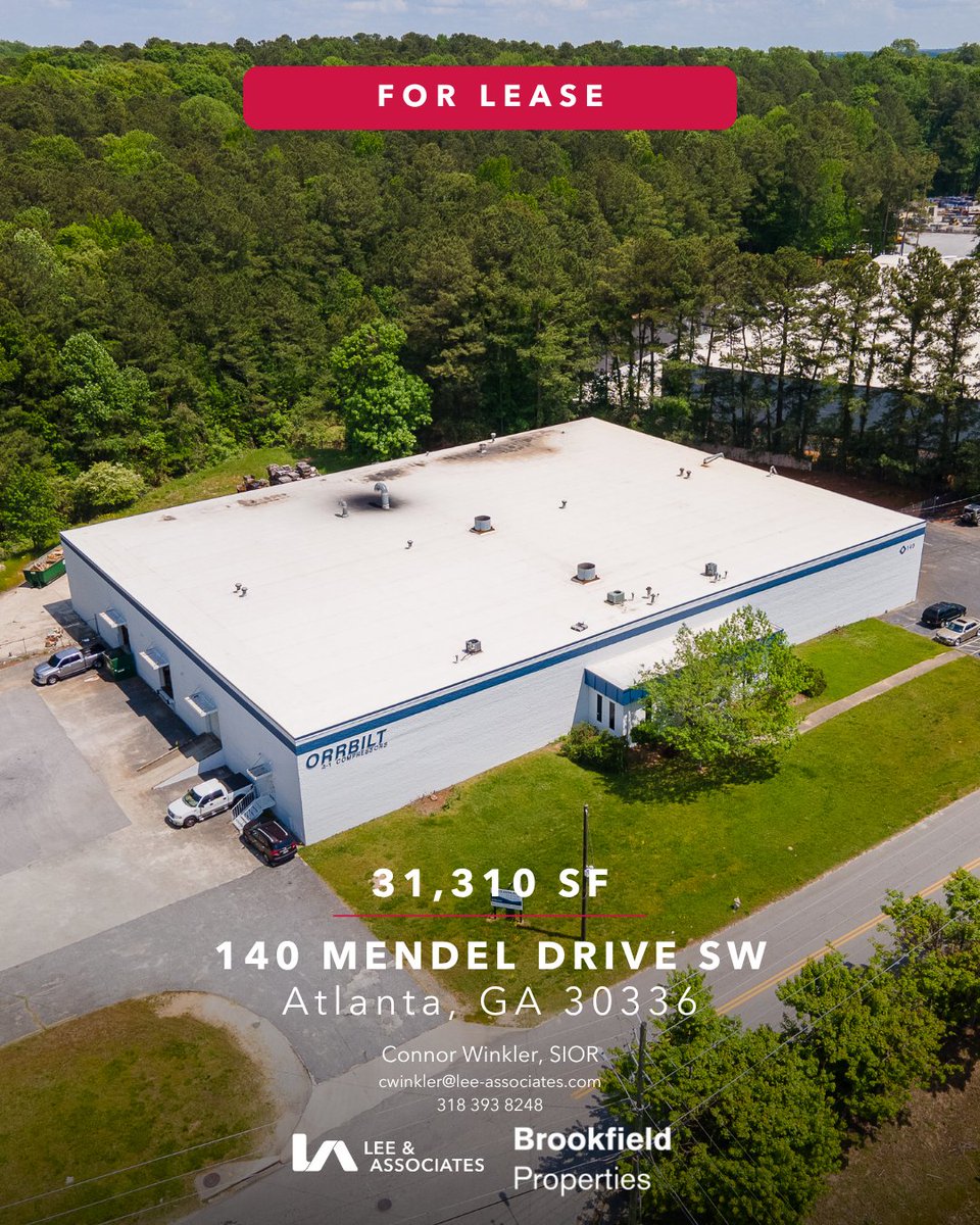 FOR LEASE! 31,310 SF single tenant building available in the Atlanta Fulton Industrial submarket. This building features a rare cross dock configuration with outside storage. Make ready work and building upgrades are underway! For more information, contact Connor Winkler, SIOR.