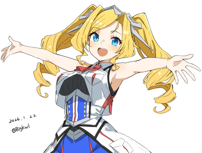 ホノルル #艦これ版深夜の真剣お絵描き60分一本勝負 #艦これ版真剣お絵描き60分一本勝負_20260122
