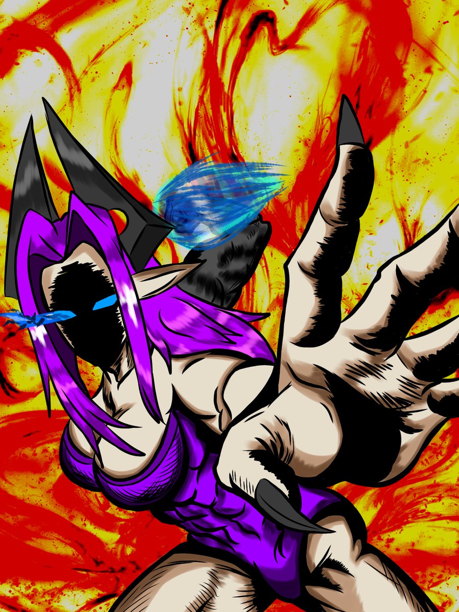 KyzerRex29089's tweet photo. One Punch Kari 
Art by me personaly and yes i am back everyone 

@Makarimorph #FanArt #OnePunchKari https://t.co/8oNXndJwLO