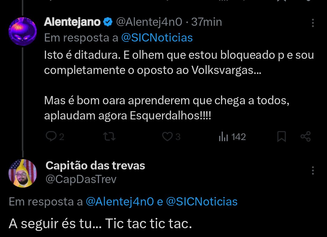 Capitão das trevas tweet media