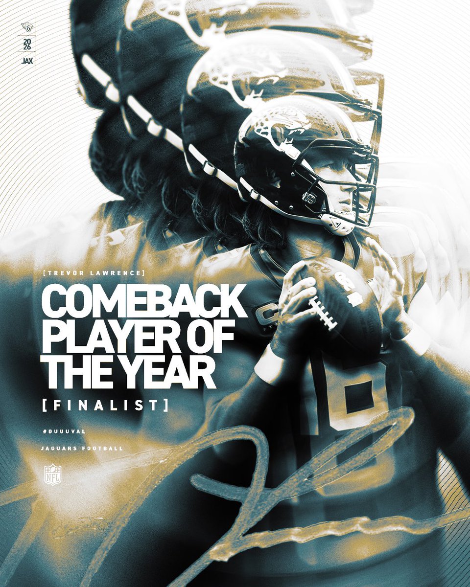 .@Trevorlawrence is a finalist for 2025 AP Comeback Player of the Year!
#DUUUVAL