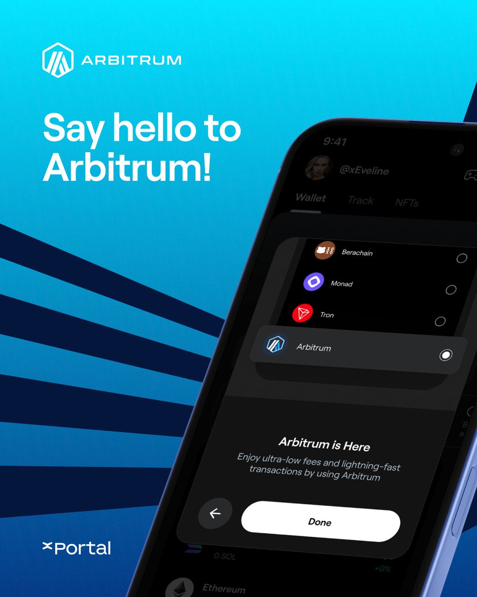 Stop paying for gas and start paying for gains 🔵

We’ve officially integrated <a href="/arbitrum/">Arbitrum</a> into xPortal. You can now buy, swap, and manage assets with the fast confirmations and low costs your future self deserves.

But the real flex? You can now seamlessly fund your Perpetuals