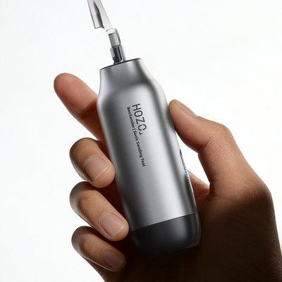 core77's tweet photo. For fine detail work, a Dremel has long been the go-to tool. But Chinese manufacturer Hozo Tools has designed something that looks better in every way. Hozo reckons that rotary tools are limiting and… https://t.co/NyGevLkVfy #DremelKiller #HozoTools #NeoSander #ToolReview #DIY https://t.co/IWqeS9rkPs