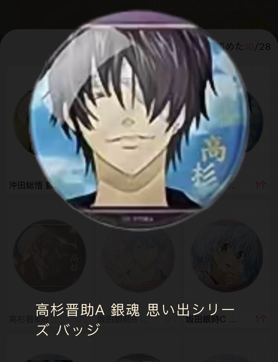 銀魂 中国 缶バッジ 花嫁 反抗声明 SILVER のりもの 彫金 思い出