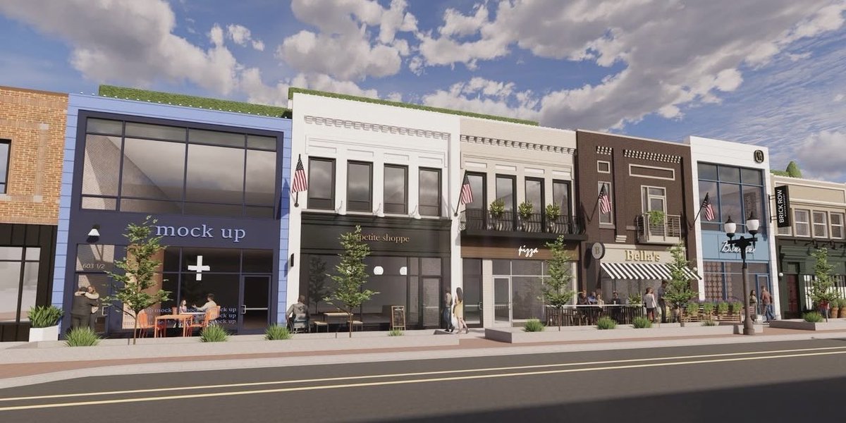 The name Brick Row was inspired by the history built into the block. Along the 600 block of E Mich Ave, these buildings have been a part of Lansing’s everyday rhythm. Brick Row will transform 6 buildings into 15 apartments and 6 storefronts!

Learn more at brickrowlansing.com