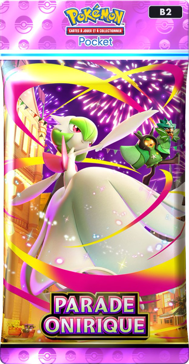 le_crocodeal's tweet photo. Pour les joueurs #PokemonTCGPocket : la nouvelle extension Parade Onirique sera disponible le 29 janvier sur l'appli Pokémon Pocket et mettra à l'honneur Méga-Gardevoir ! Pour le moment, pas énormément de visuels 🙄 https://t.co/6F49yP70Z7