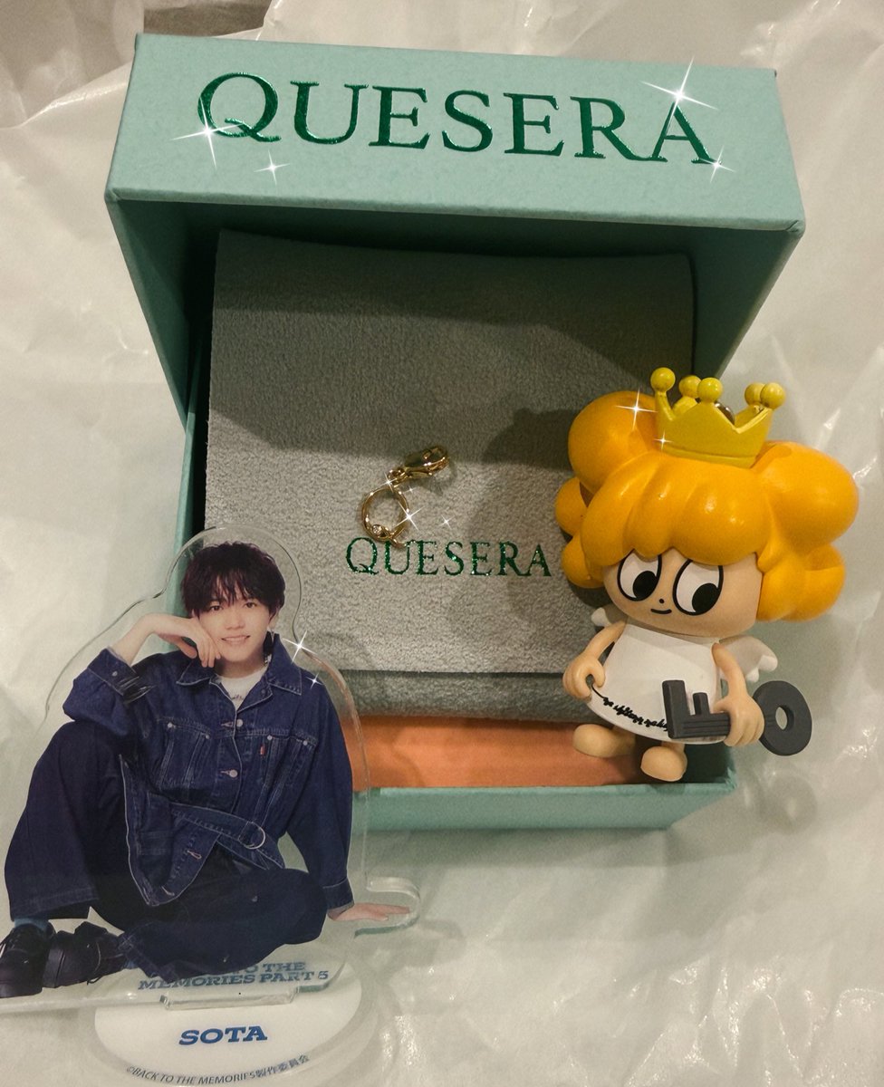 どうしても欲しくなって追加購入したQUSERAが届いた😊『Q』✨ 可愛い