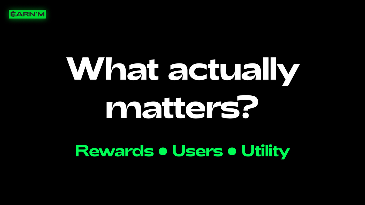 Be honest, what matters more to you right now in Web3? 👀

A) Transparent rewards
B) Real users
C) Long-term utility

You can only pick one! ☝️