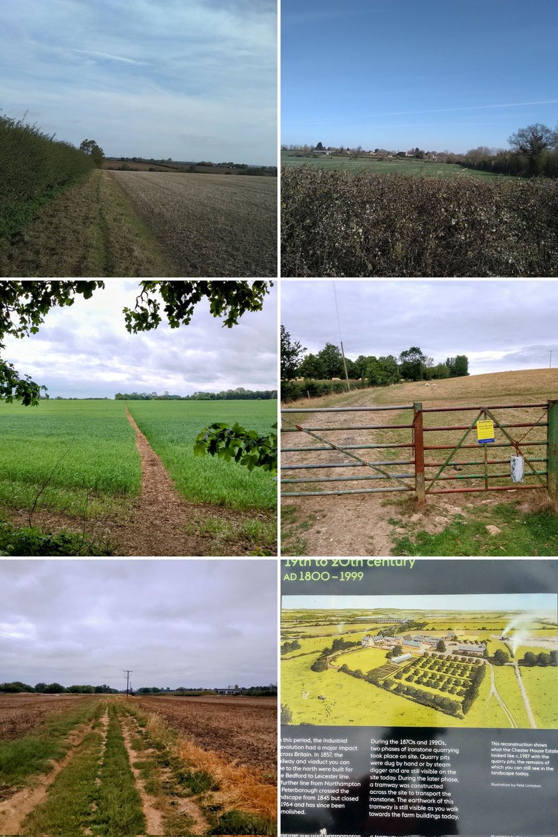 phil0073's tweet photo. #FootpathFriday including #FaxtonFields (3 #Foxhall2HangingHoughton thru
#MoorClose,4 #Kettering2Faxton thru #CliffesDale),
5 #IseValleyWay , 6 art info *at @ChesterHouse_UK .*apologies for not able to credit. #PhilOnaBike (archive) #Thursgate #BywayFriday https://t.co/fdViEfmpza